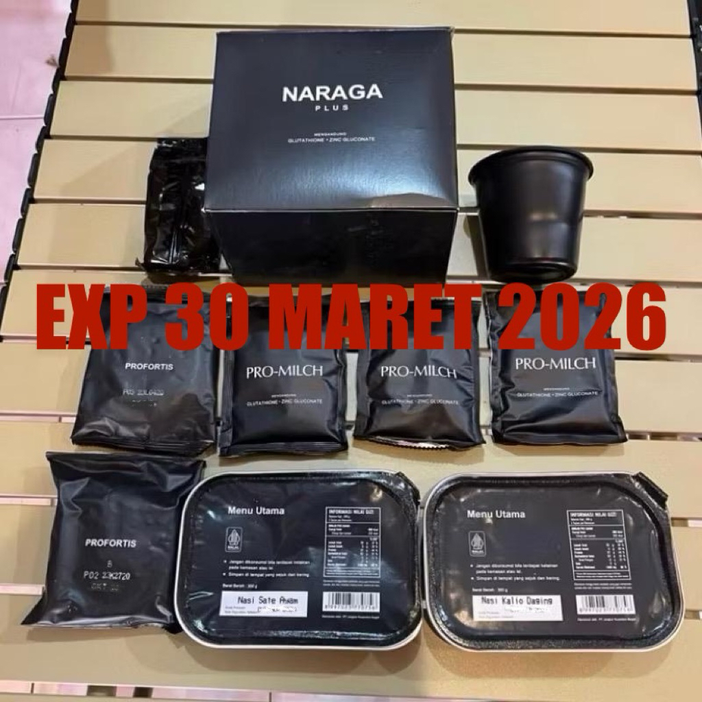 

PROMO RANSUM 1 PAKET / RANSUM NARAGA NASI BISCUIT PROMIL