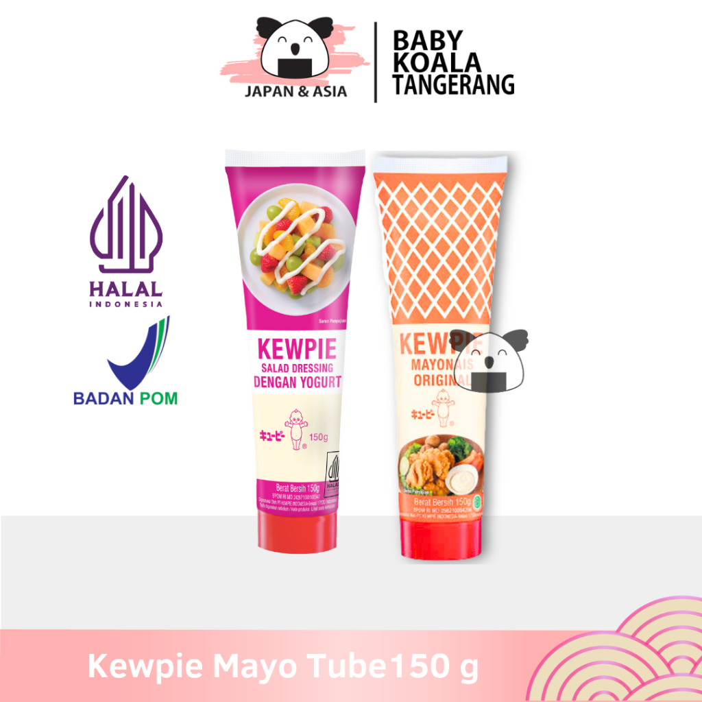 

KEWPIE Mayo Original Tube 150 ml Halal │ Mayonnaise Ori -BKT