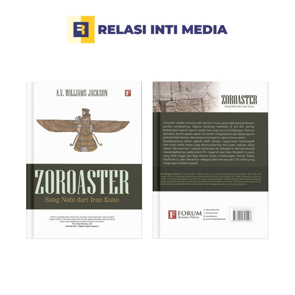 Buku ZOROASTER Sang Nabi dari Iran Kuno - A.V. Williams Jackson