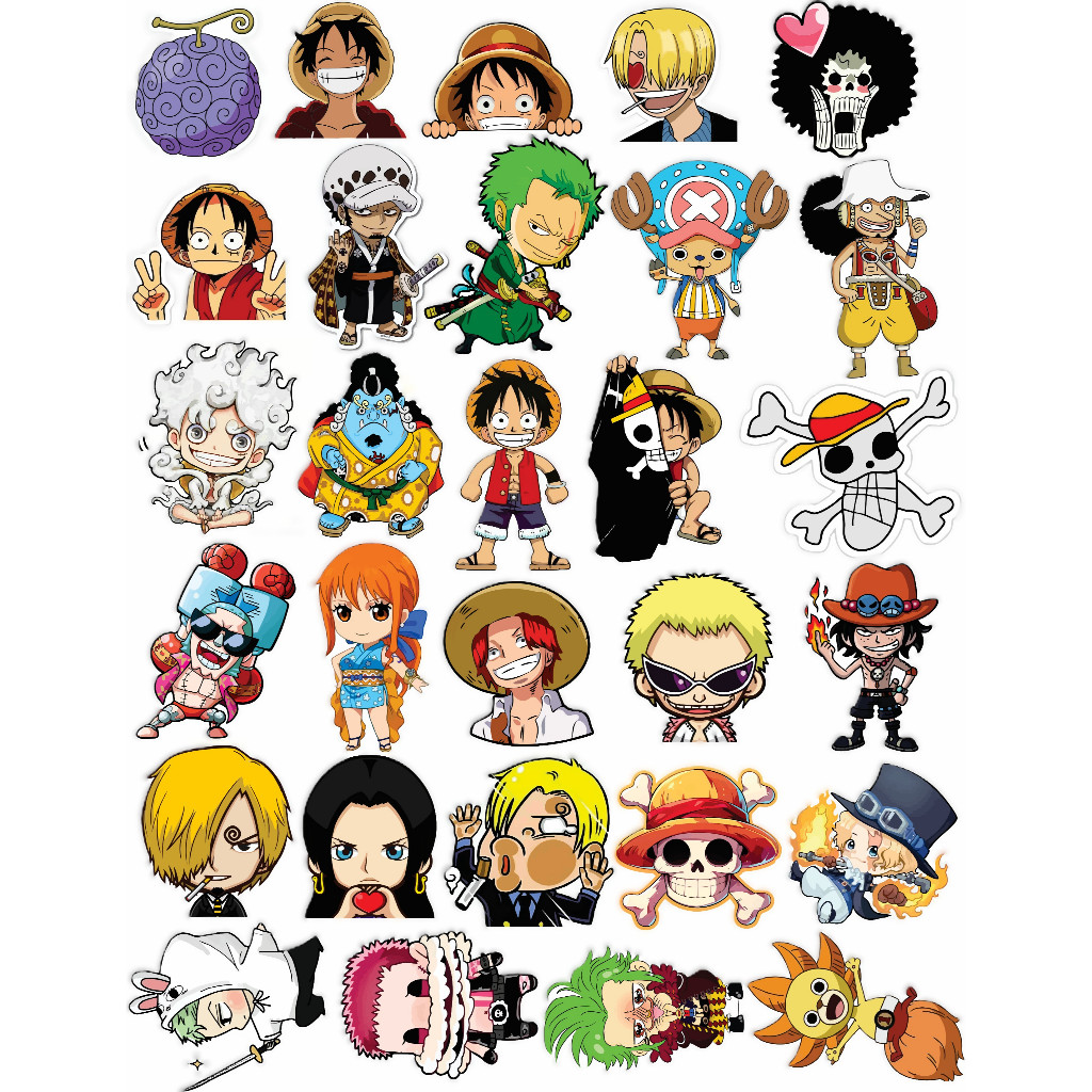 

Stiker Karakter Kartun Anime