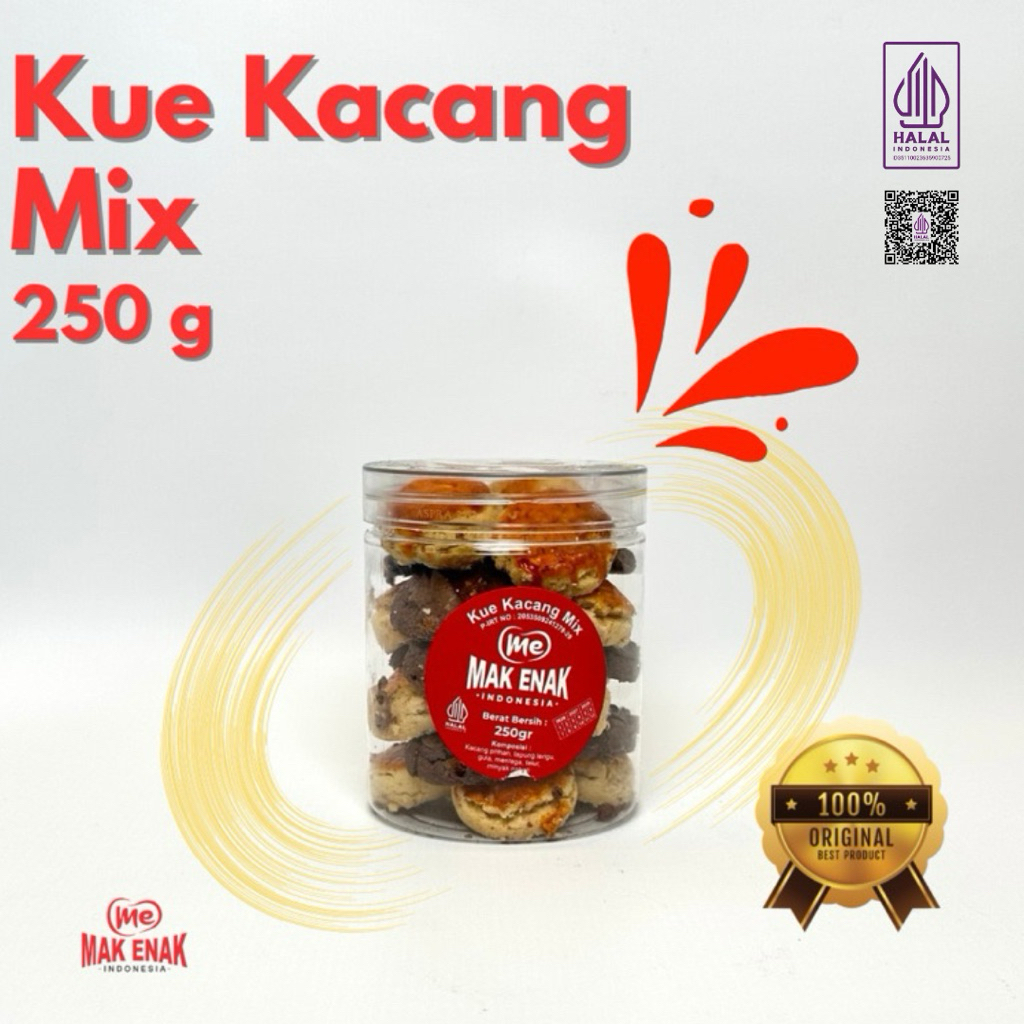 

KUE KACaNG MIX 250 GRAM | MAK ENAK INDONESIA | MASJID AL FAWWAZ BAROKAH