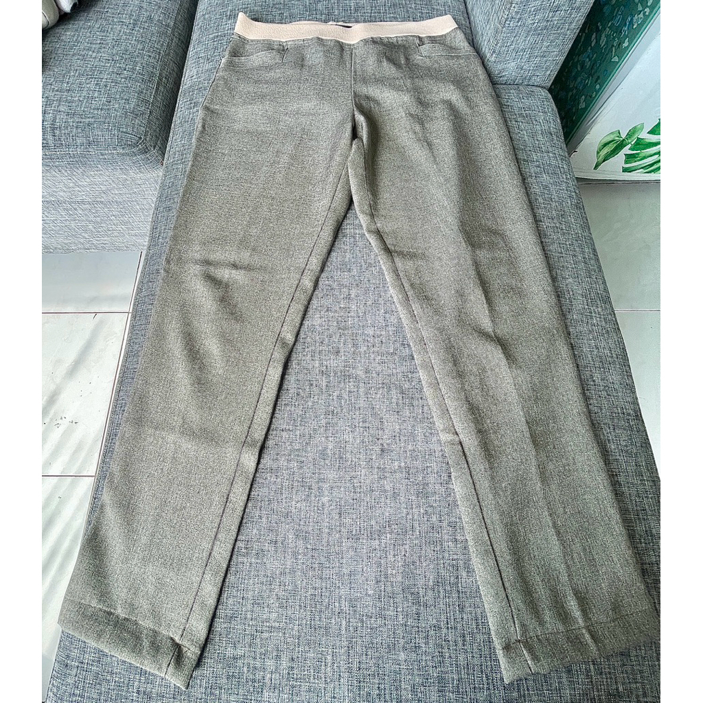 celana kerja wanita pink velvet demost