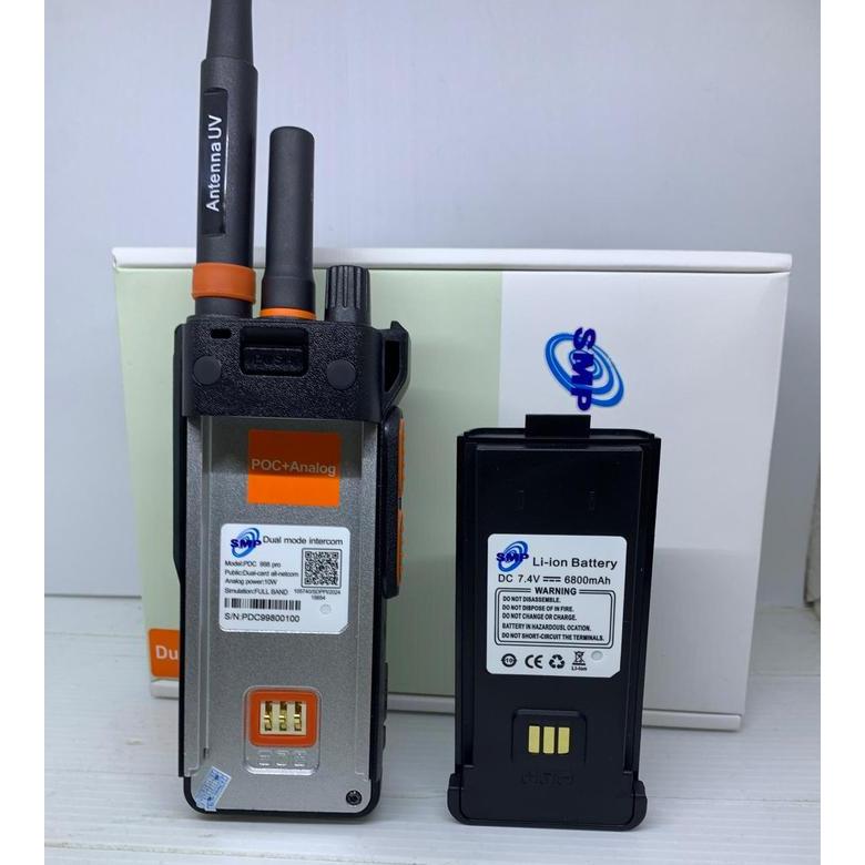 HT HANDY TALKIE HYBRID POC ANALOG SMP 998 PRO HT HYBRID POC ANALOG VHF UHF