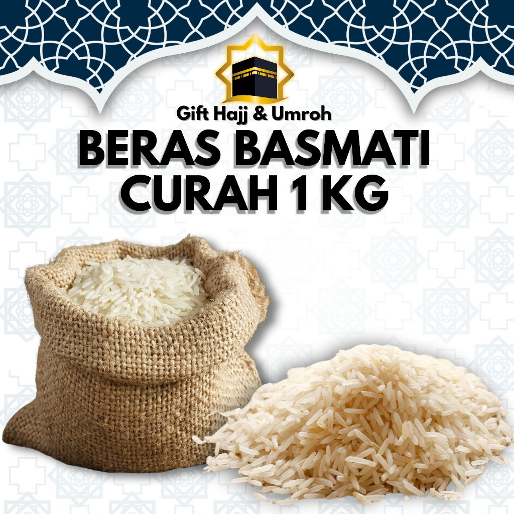 

BERAS BASMATI REPACK 1 KG |MERK KHUMAIRA BASMATI UNTUK NASI KABULI MANDHI KABSA DAN BRIYANI | NASI PULEN
