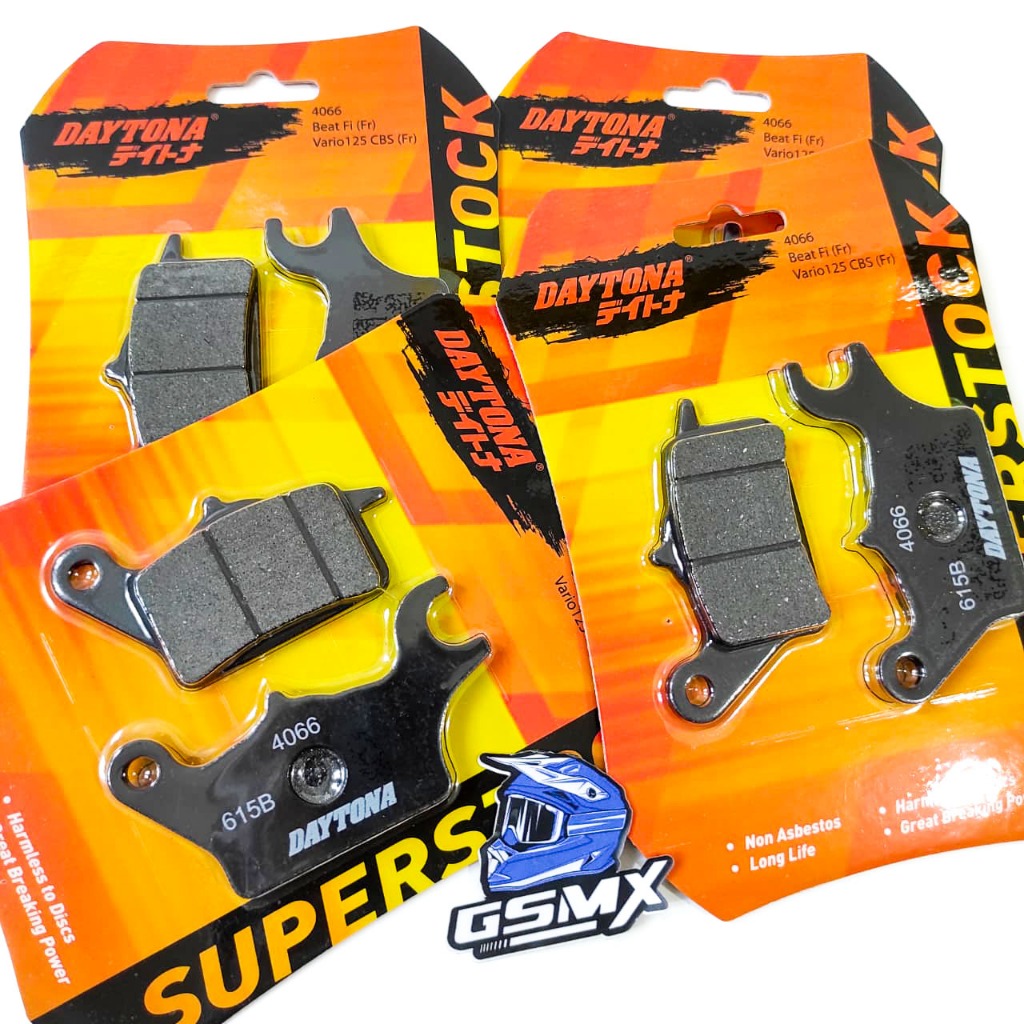 KAMPAS REM DEPAN DISCPAD BEAT FI VARIO 125 CBS 4066 DAYTONA