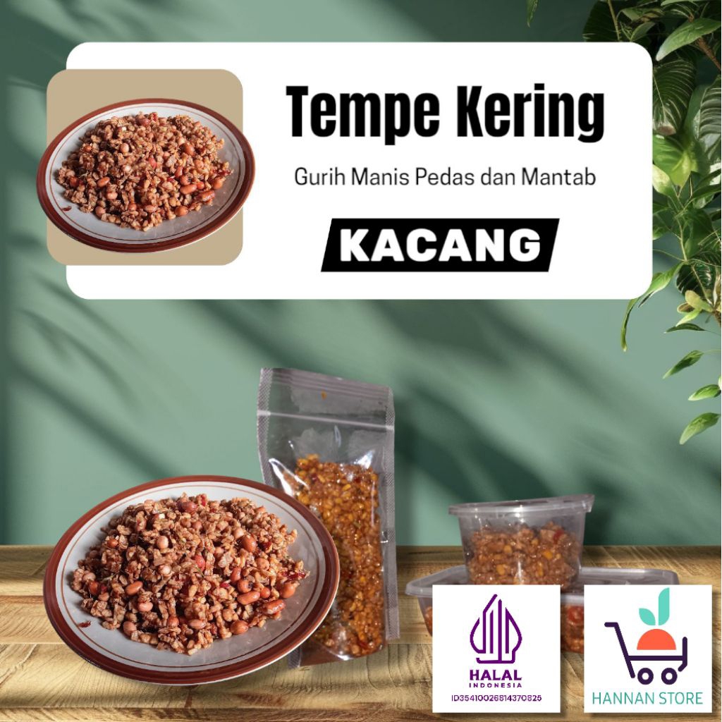 

Tempe Kering + Kacang