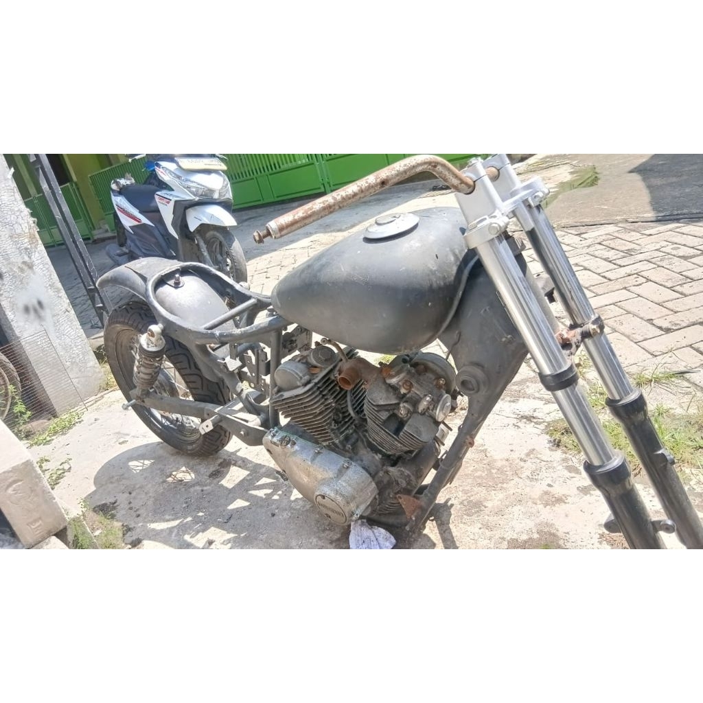 Mesin dan rangka || Motor yamaha virago 250cc