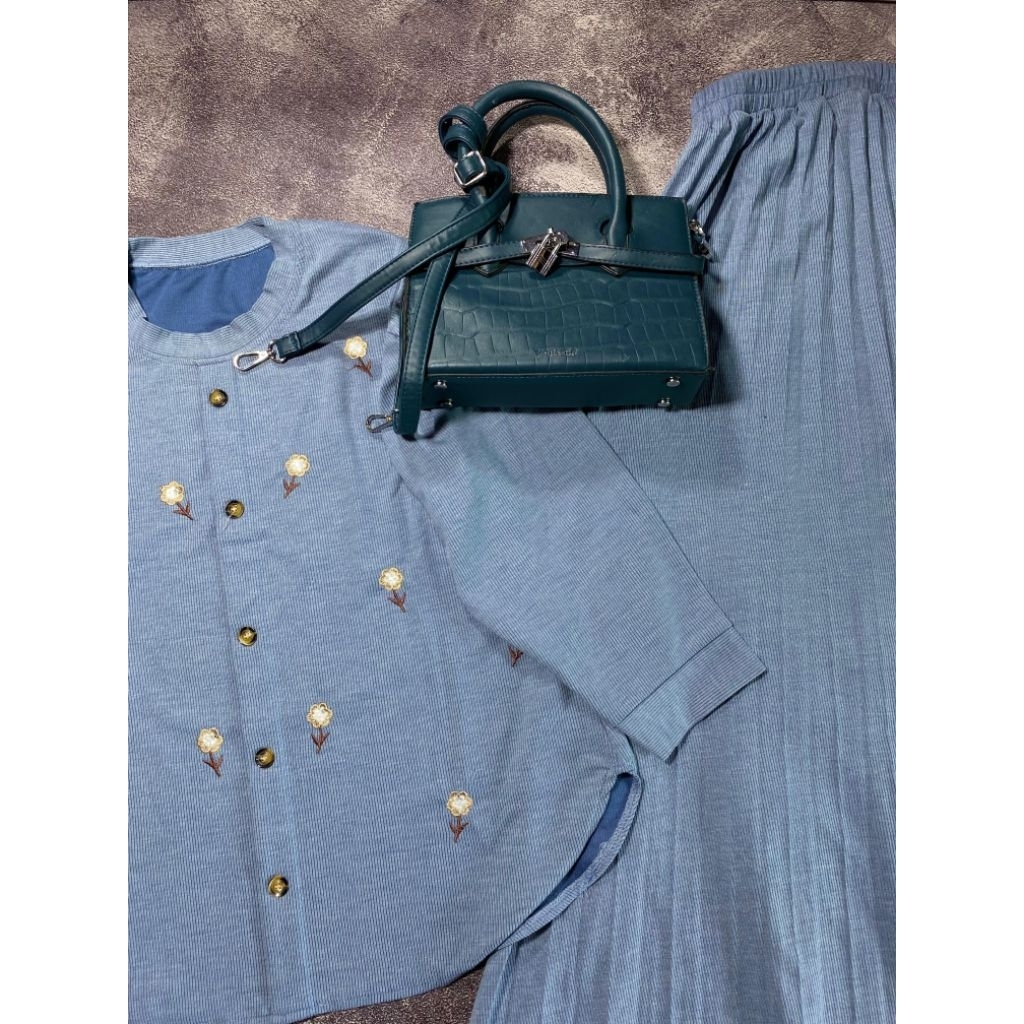 setelan rok knit premium,setelan rok, set knit halus