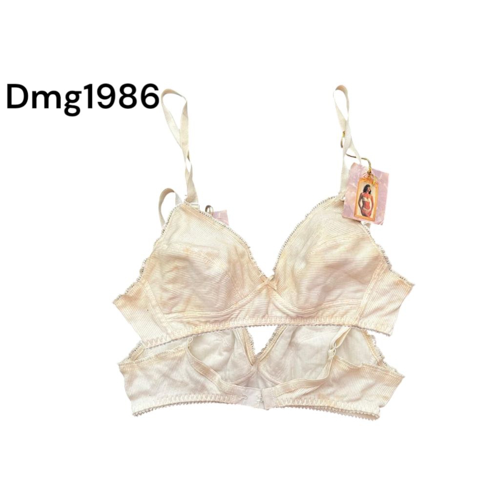 #C Dmg1986 bra branded bra tanpa busa tanpa kawat bra Rijeck noda size 32B