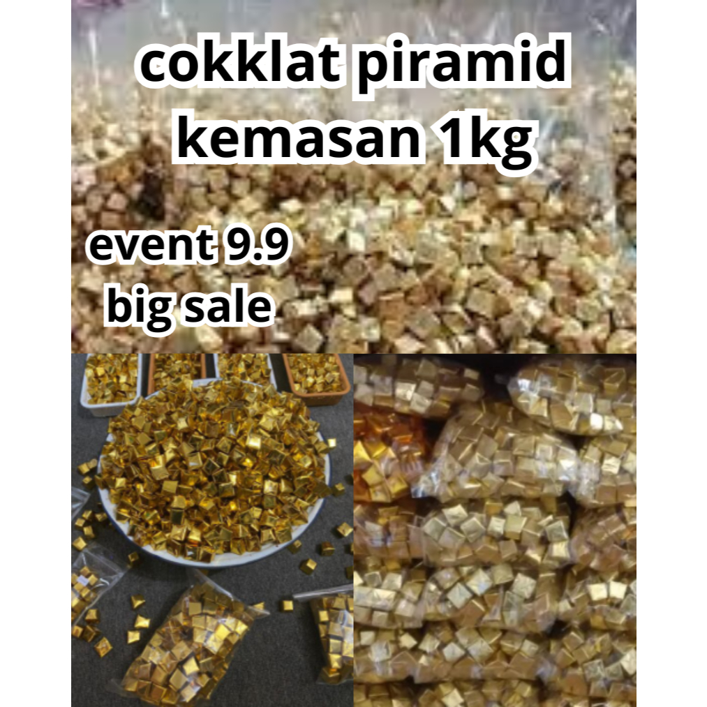 

PIRAMID COKLAT 1KG BAHAN MIX SQ MIX/COKLAT KILOAN COKELAT KILOAN | COKLAT PIRAMID MINI | LEBURAN SILVERQUEEN