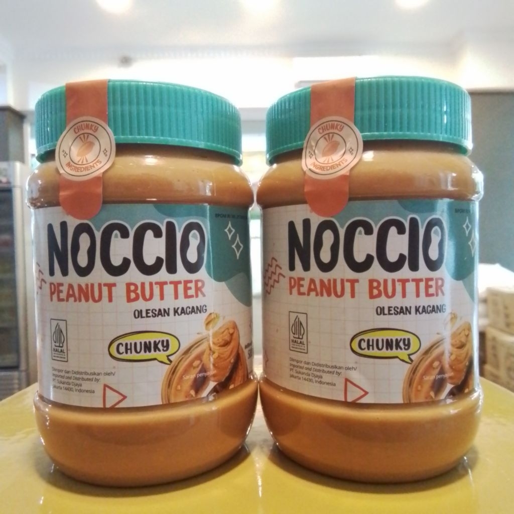 

Noccio Peanut Butter Selai Kacang Chunky 500gr