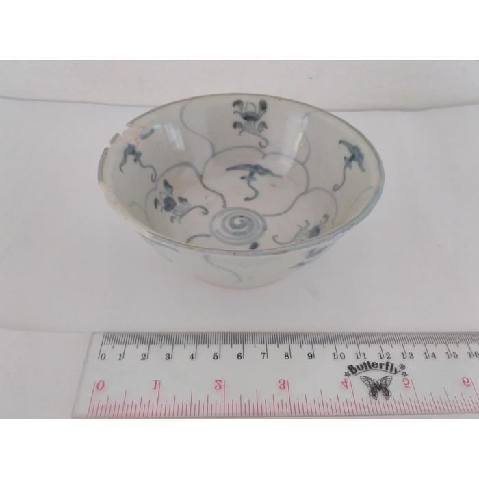 Mangkok Putih Antik China Kuno