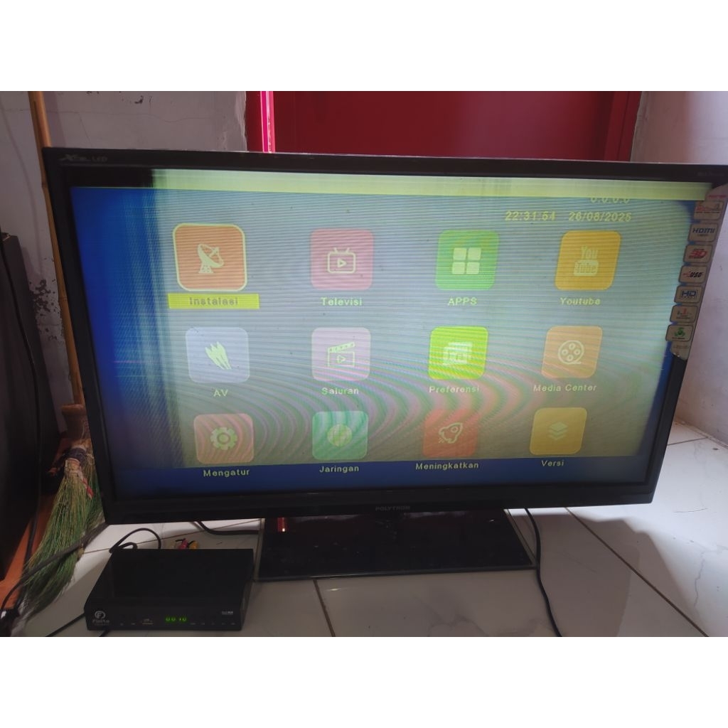 Tv led rusak layar mesin Normal