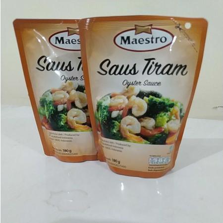 

Maestro Saus Tiram 180gr pouch Oyster Sauce
