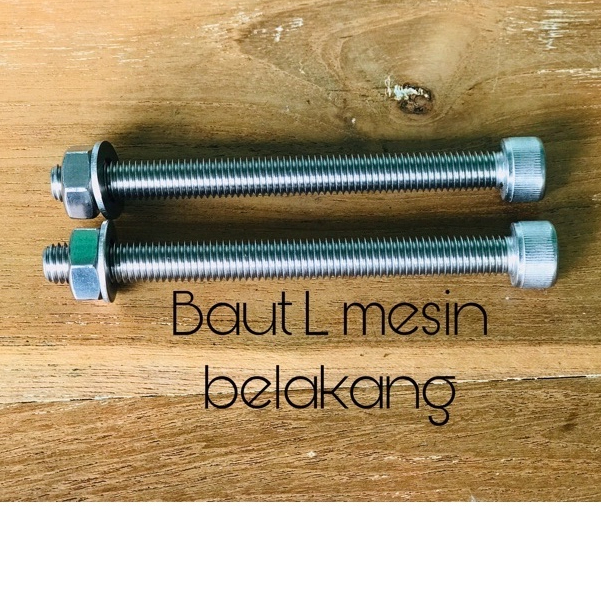 Baut pangkon mesin baut mesin gl cb mp tiger baut L Stainless THE pangkon mesin belakang m10 drat 14