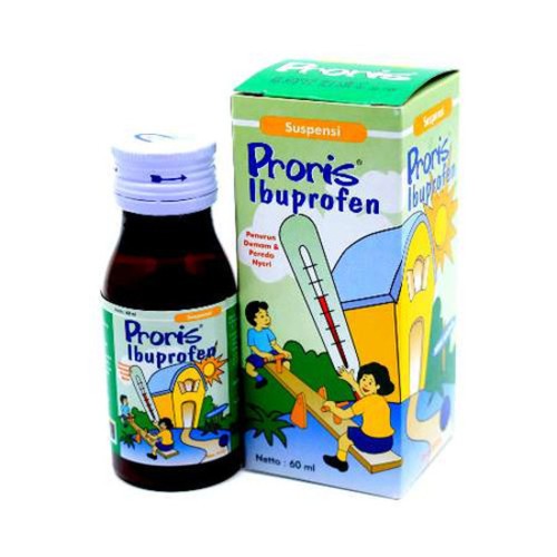 Proris Sirup 60 Ml Ibuprofen 100 Mg Nyeri Anak