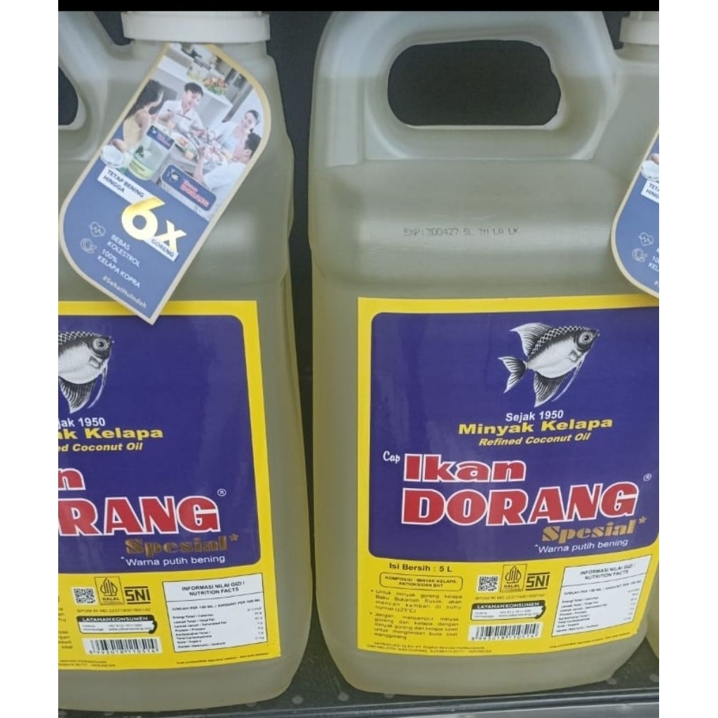 

Ikandorang minyak kelapa5liter