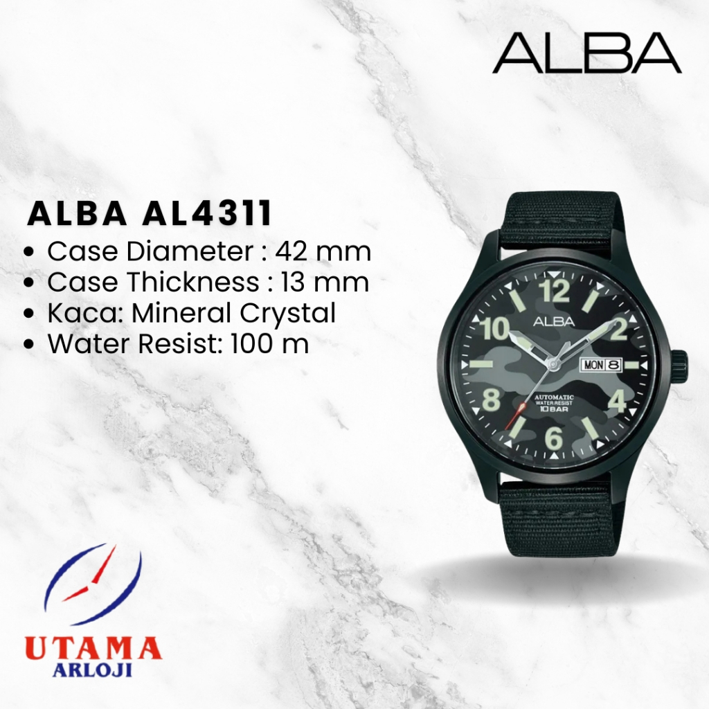 ALBA Mechanical AL4311 Jam Tangan Otomatis Pria