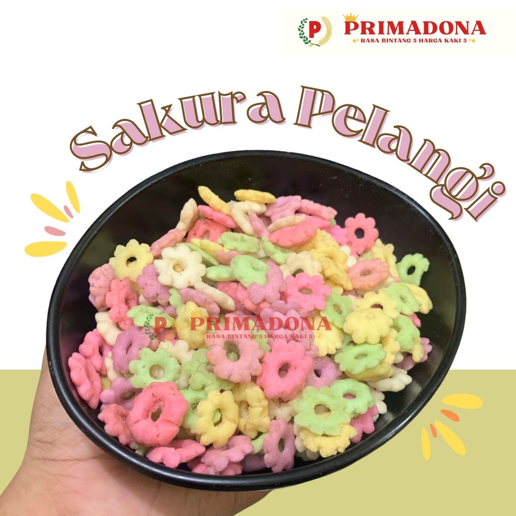 

Sakura Pelang jual kiloan 250gr 500gr - primaddona snack