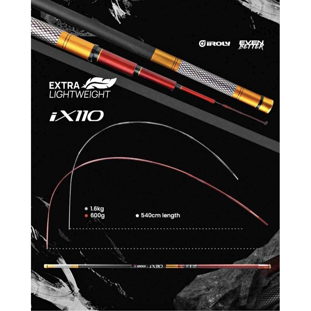pole tegek iroly ix110 rod 540 & 630 High performance carbon