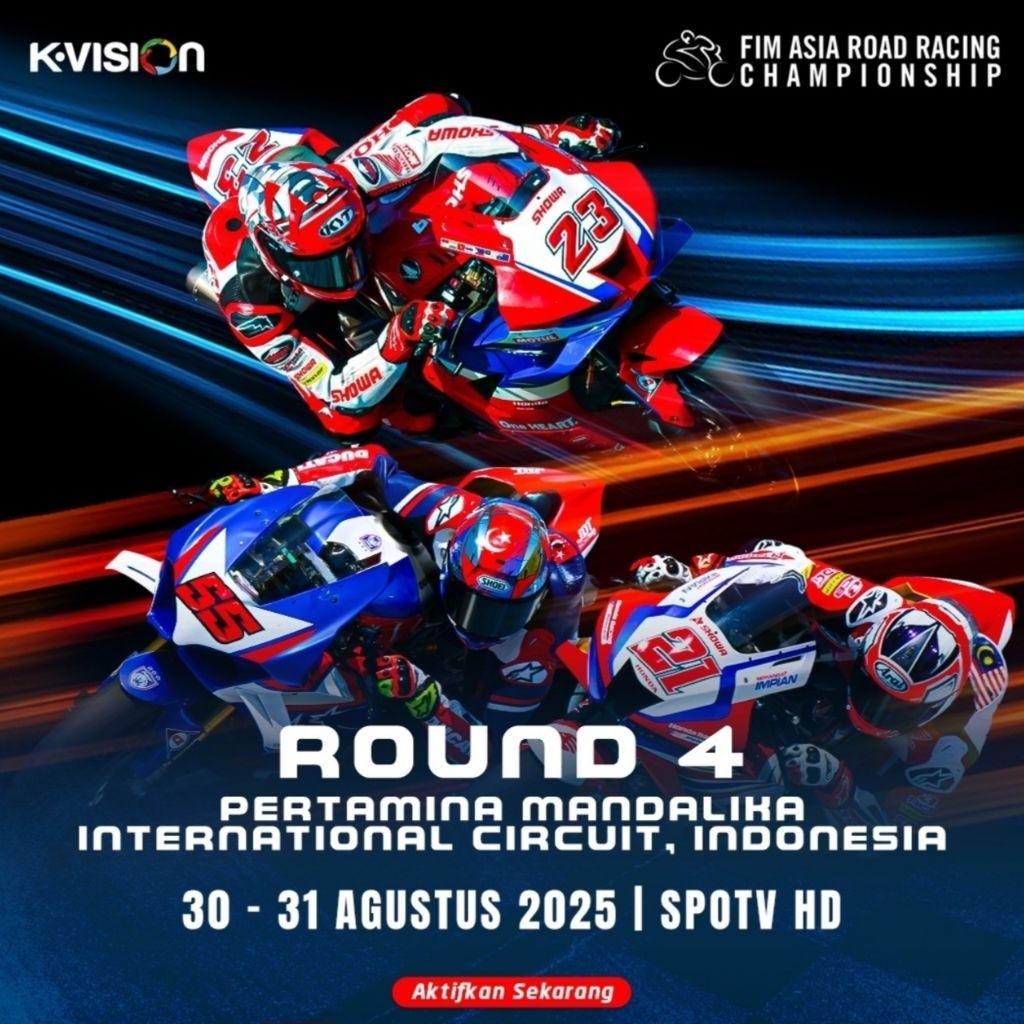 PAKET SPOTV KVISION 30 HARI - SIARAN OLAHRAGA MOTOGP, SBK SUPERBIKE