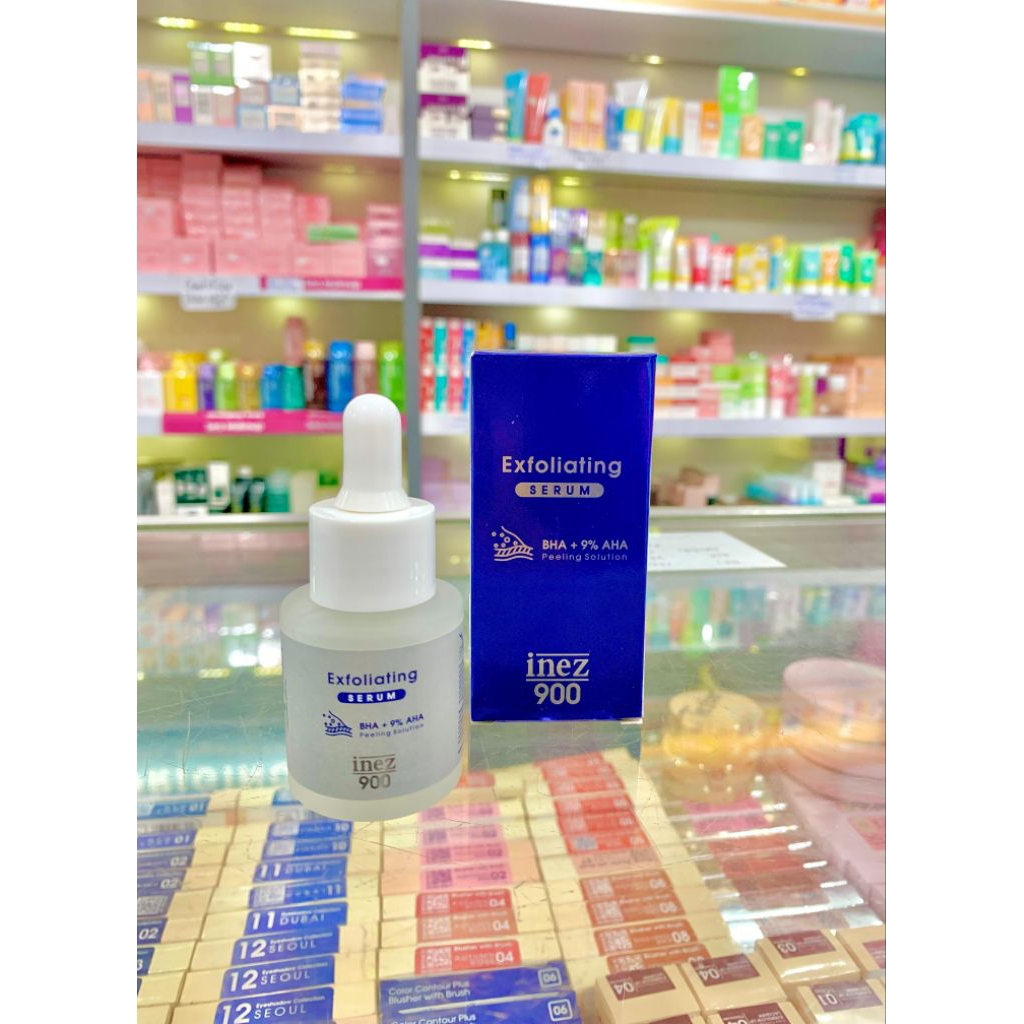 INEZ Exfoliating Serum AHA BHA serum wajah