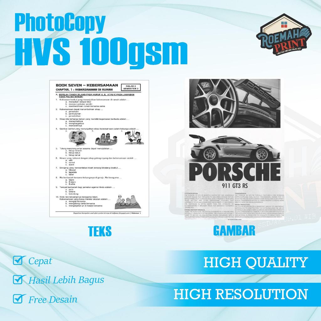 

PHOTOCOPY DIGITAL HVS 100 GSM