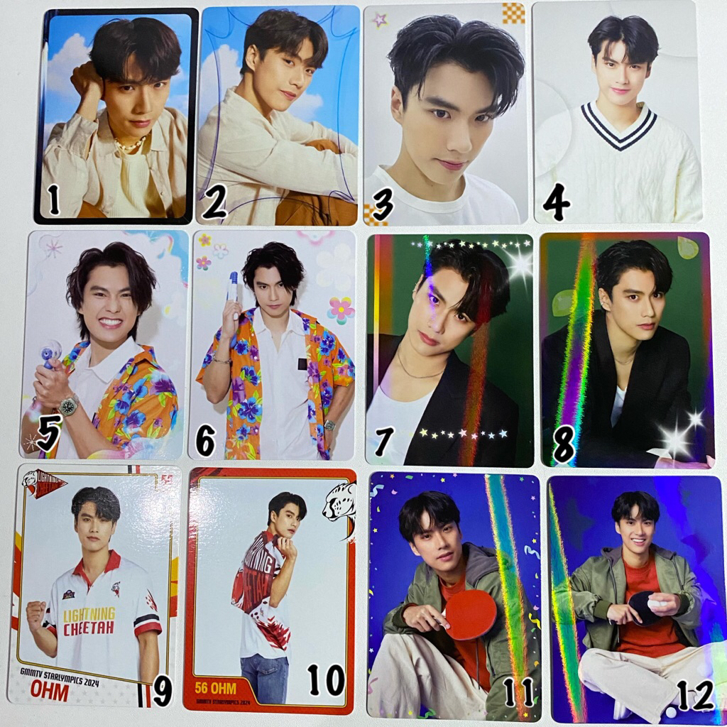 Collectible Card CC OhmPawat Selfie Bts Back to School Random Card Gmmtv Pc ohm pawat official