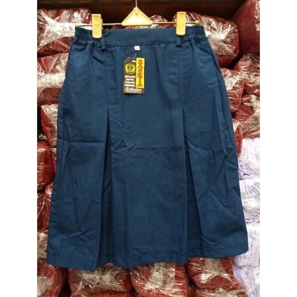 Rok SMP Pendek / Rok Biru SMP / Rok Pendek SMP Span / Rok Span SMP Biru