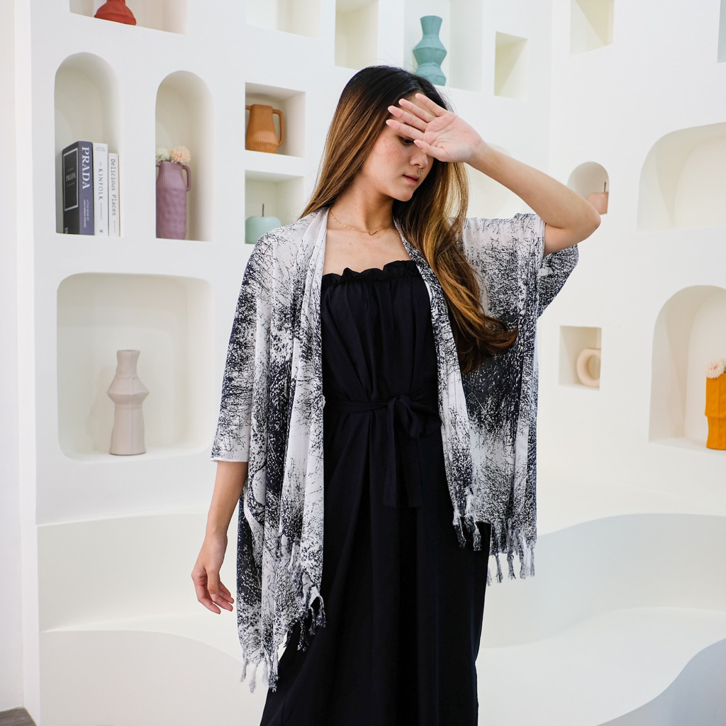 outer cardigan akar Bali