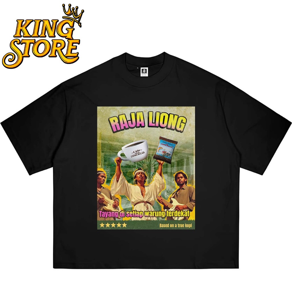 KAOS KOPI LIONG BULAN - RAJA LIONG - KOPI KHAS BOGOR LIONG BULAN BISA COD