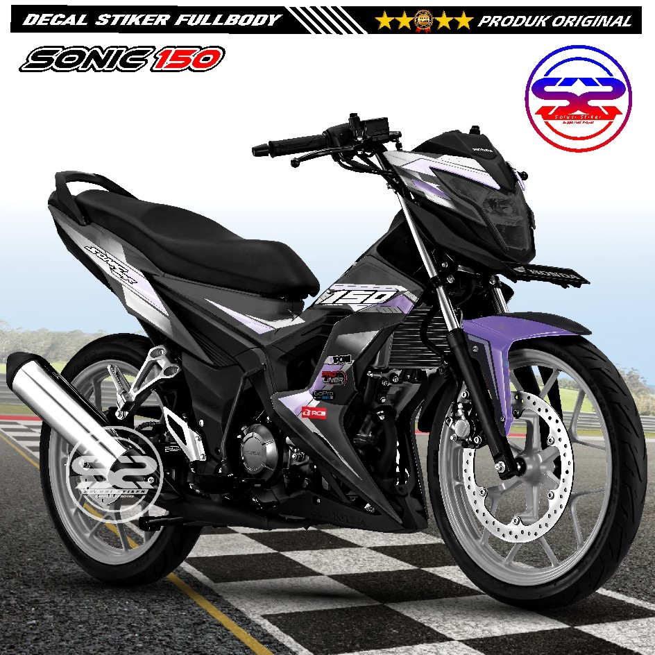 COD Decal Sticker Full Body Motor Honda Sonic 150 Road Race Racing Simple Custom