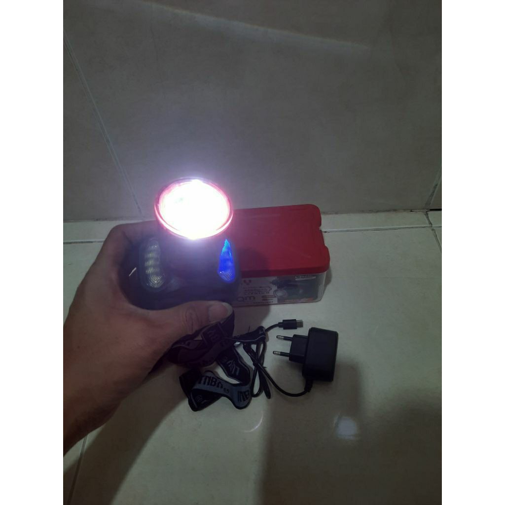 Senter Kepala Luby 70Watt L-2925l Zoom Led / Senter Luby Zoom Baru Cahaya Putih