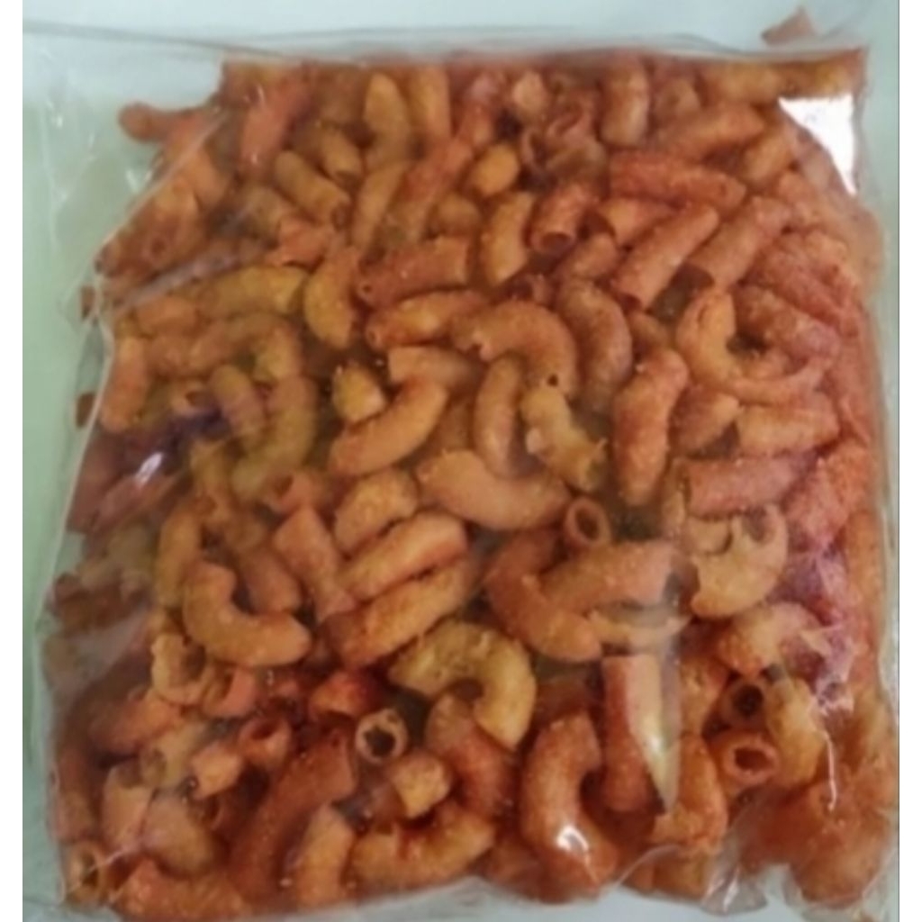 

MAKARONI BANTAT BALADO 250GRAM/MAKARONI BALADO/SNACK MURAH/CEMILAN MURAH