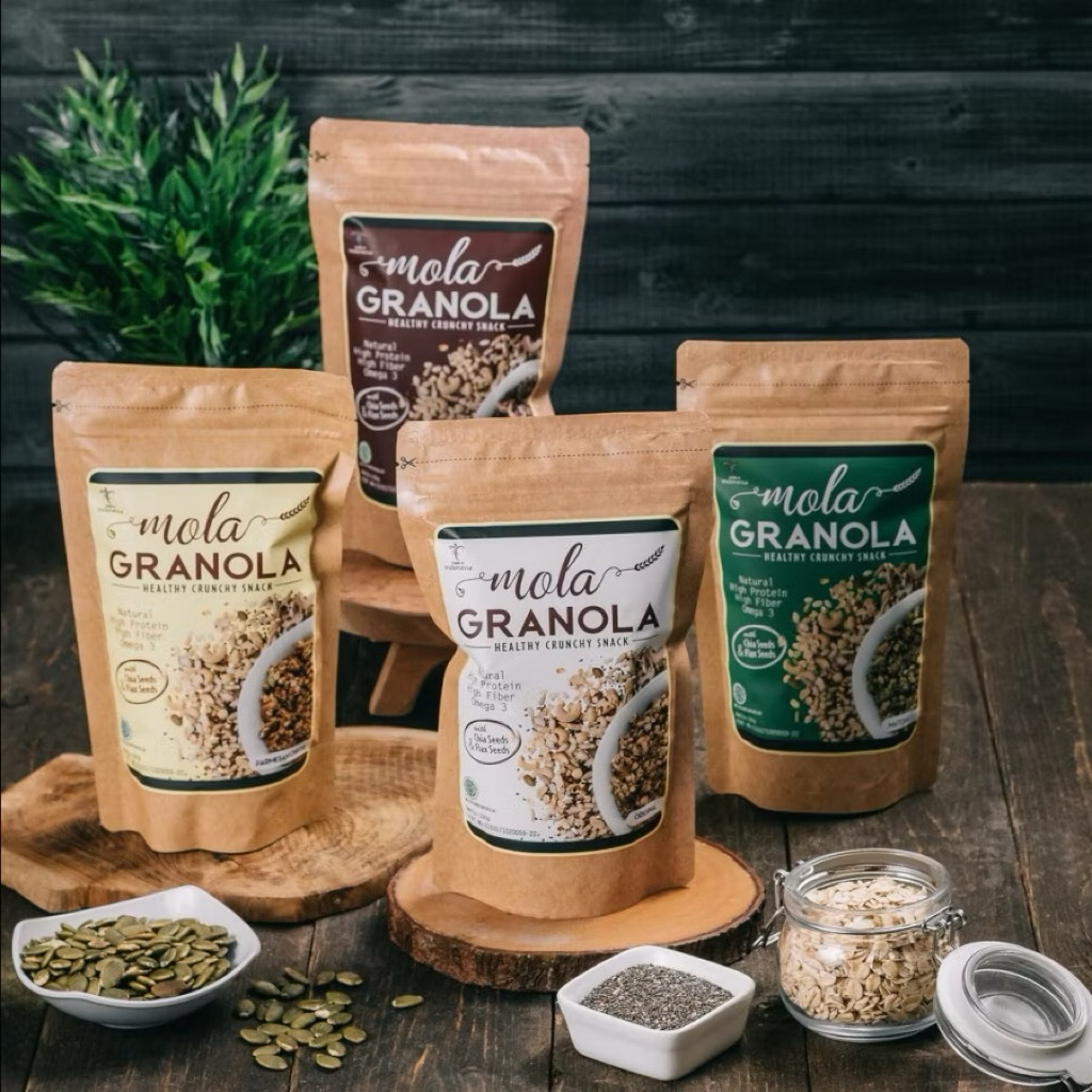 

Mola GRANOLA 100gr - Muesli Sereal - Super Food - Healthy Food