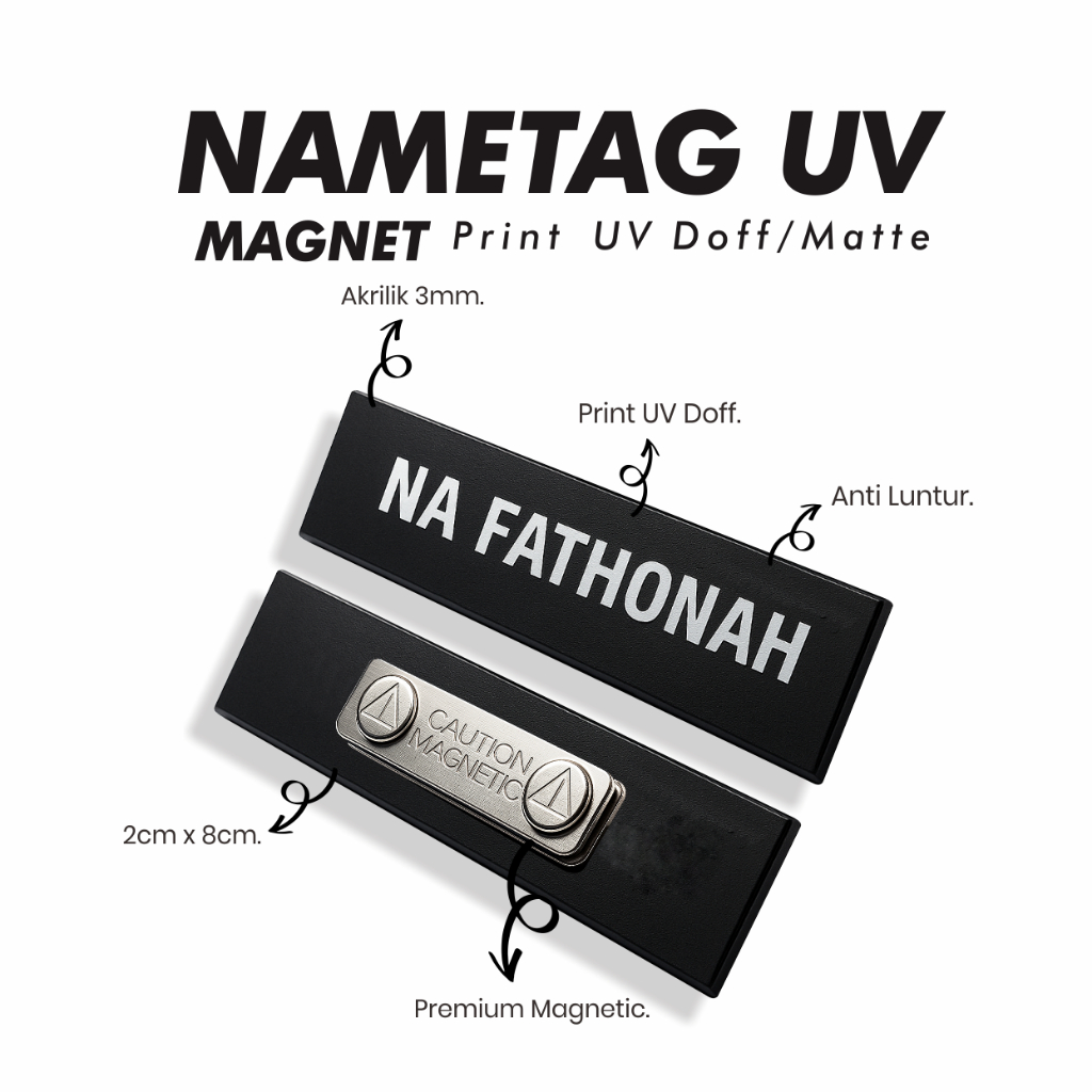 

Nama dada akrilik Peniti / Maghnet COD