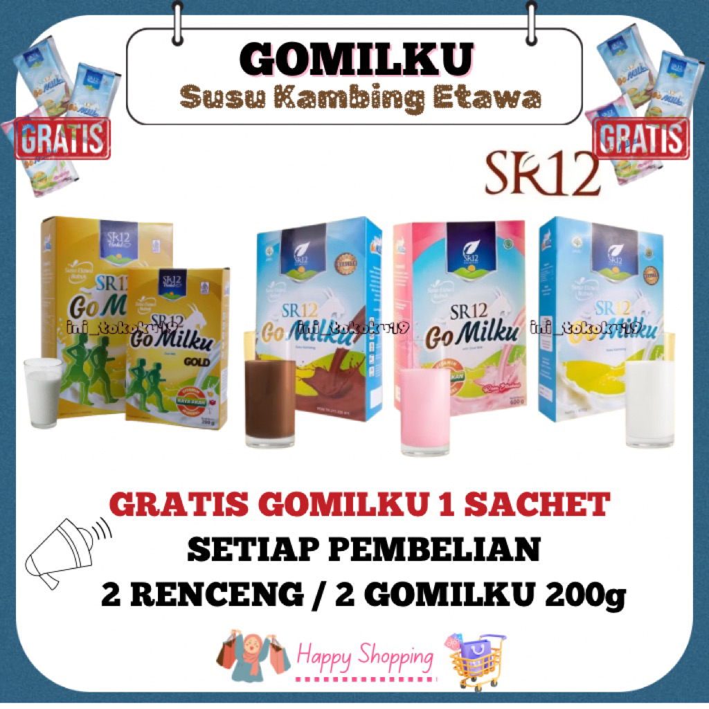 

SUSU ANAK GTM GOMILKU SR12 - SUSU KAMBING ETAWA - NAFSU MAKAN DAN IMUN - USIA 1 TAHUN+ HINGGA DEWASA