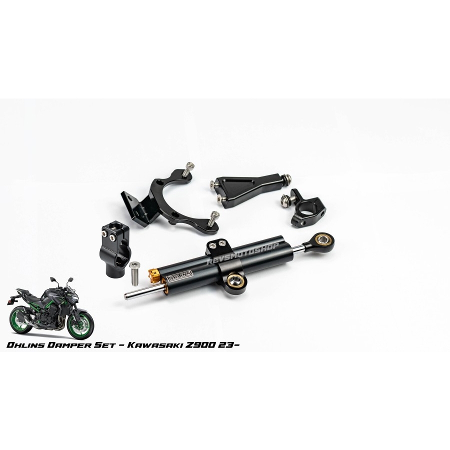 STEERING DAMPER SET OHLINS KAWASAKI Z900 20-23 (PLUS ADAPTOR STANDING/BERDIRI M8)