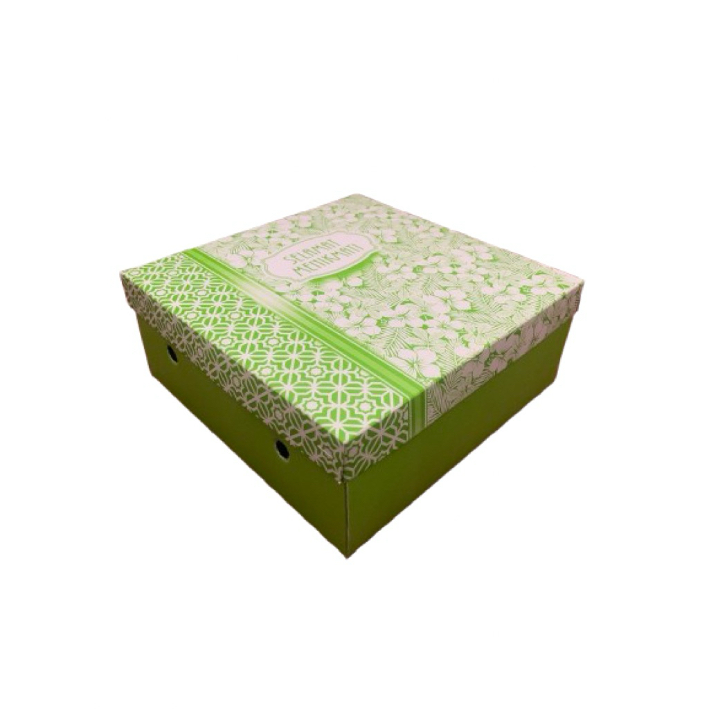 Dus Nasi/Dus Snack 18x18x7 | Kardus Nasi/Snack | Kardus Motif |