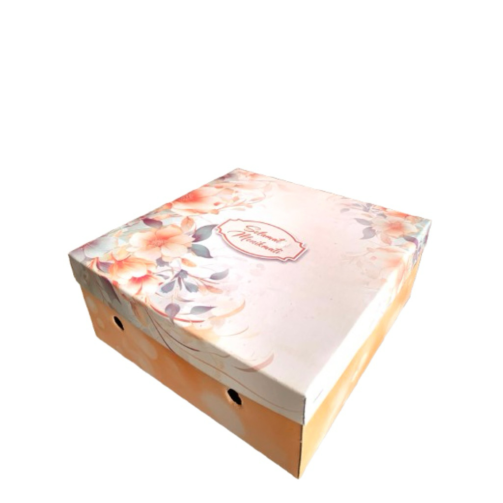 Dus Nasi/Snack 18x18x8. Kardus Nasi Motif. Kardus Snack.