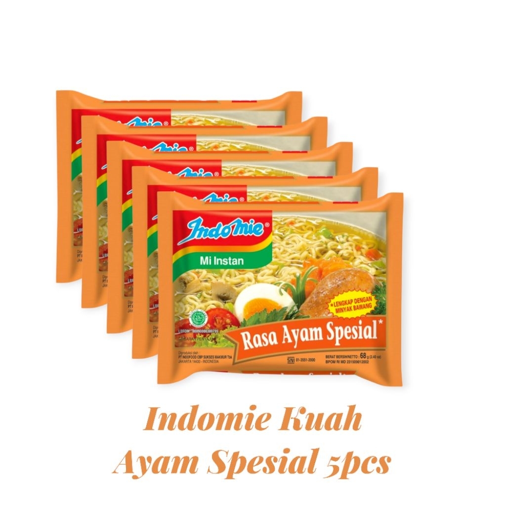 

Indomie Kuah Rasa Ayam Spesial (5pcs)