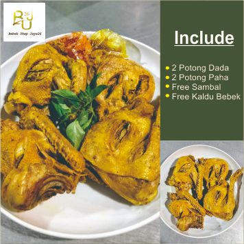 

Bebek Ukep/Goreng 1 ekor free sambal dan bumbu kaldu