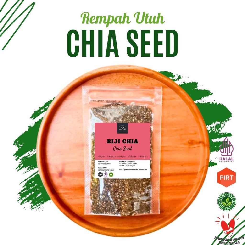 

Chia Seed Organik Superfood Rempah Asli