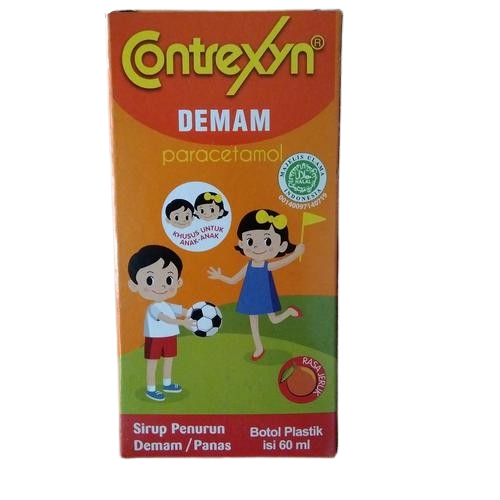 CONTREXYN DEMAM (60ML) SIRUP PENURUN DEMAM/OBAT SIRUP PENURUN PANAS