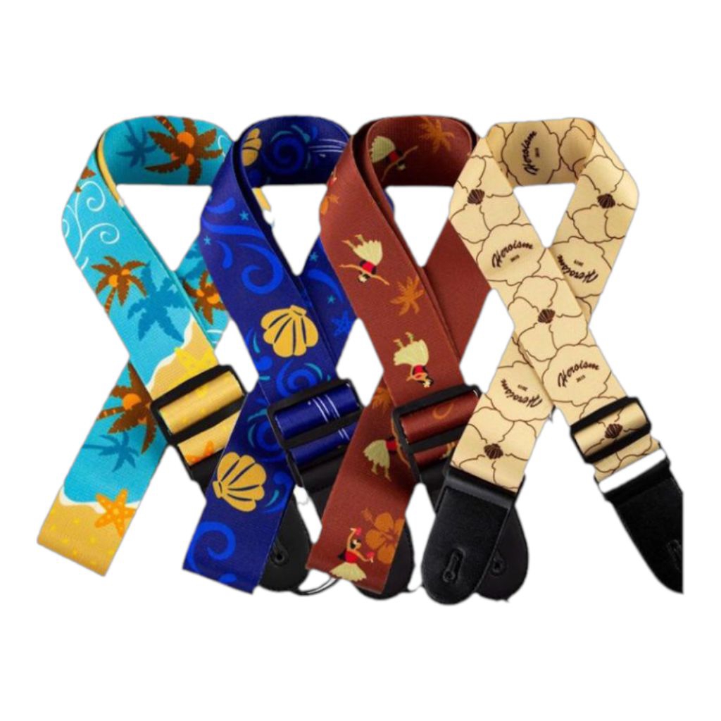 Ibasenice Strap gitar/selempang gitar +tali pengikat