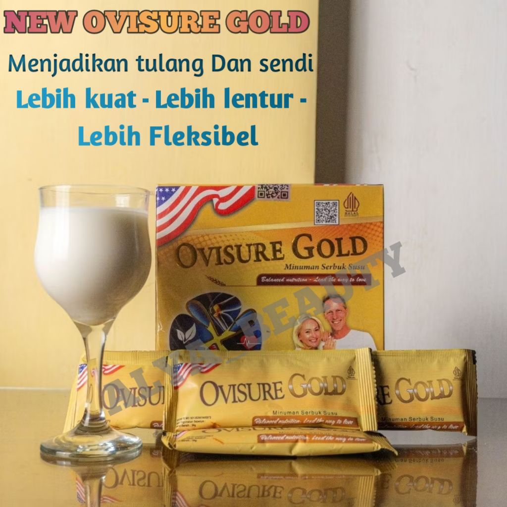 

Ovisure Gold Susu Vitamin Tulang Dan NyeriSendi Otot, Osteoporosis, Osteoarthritis