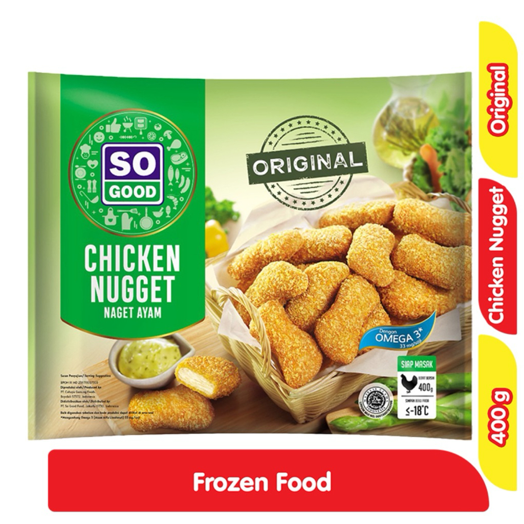 

SO GOOD Chicken Nugget Original 400 g