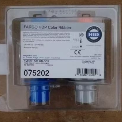 Ribbon Fargo HDP 5000 PN 075202Ribbon fargo HDP 5000 YMCKH ribbon