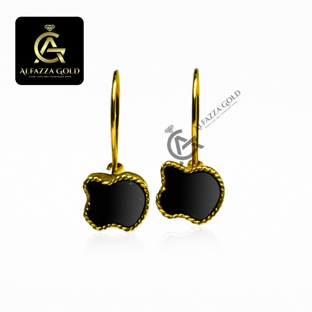 Anting Ceplik Apel Perhiasan Emas Kadar 6K