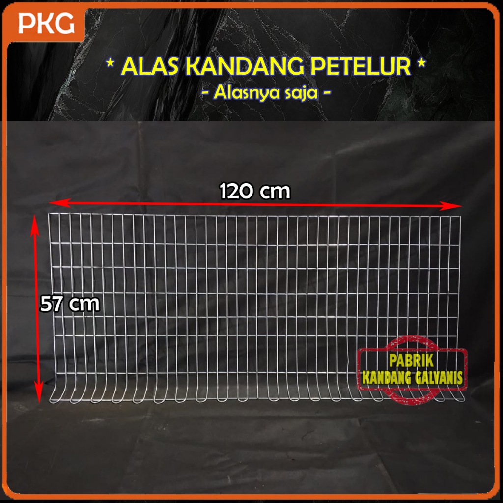 Alas Kandang Ayam Petelur Bahan Besi Galvanis Tahan Karat | Layer Ancak Lantai Lembaran Murah Joper